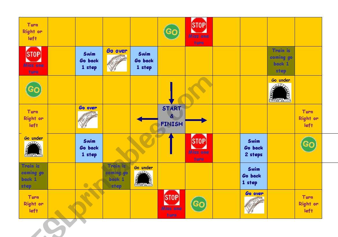 Directions I - Board game - to go with Directions II