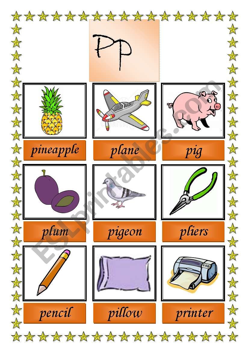 picture dictionary (p 1) worksheet