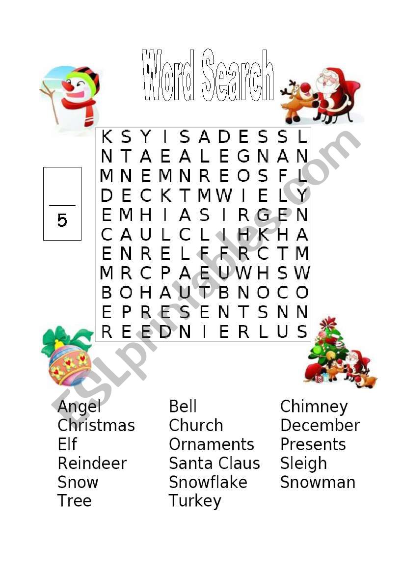 Christmas Unit - Part 2 worksheet