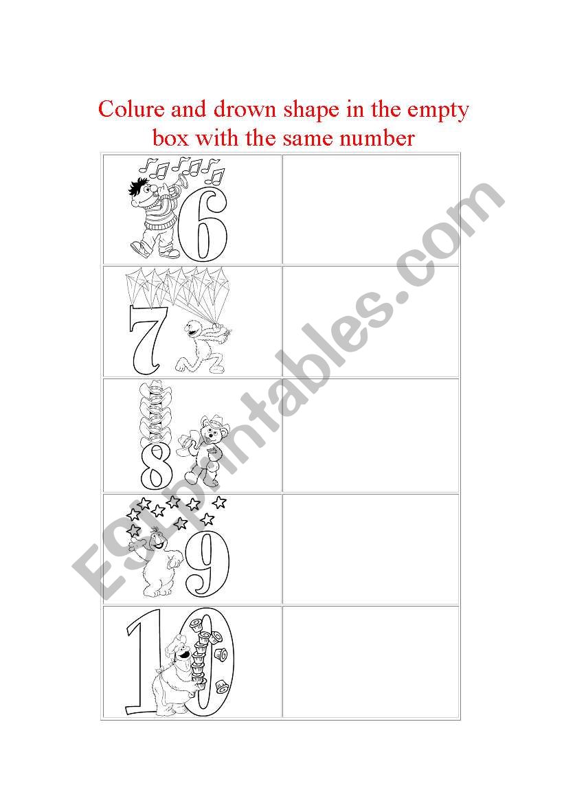 number part2 worksheet