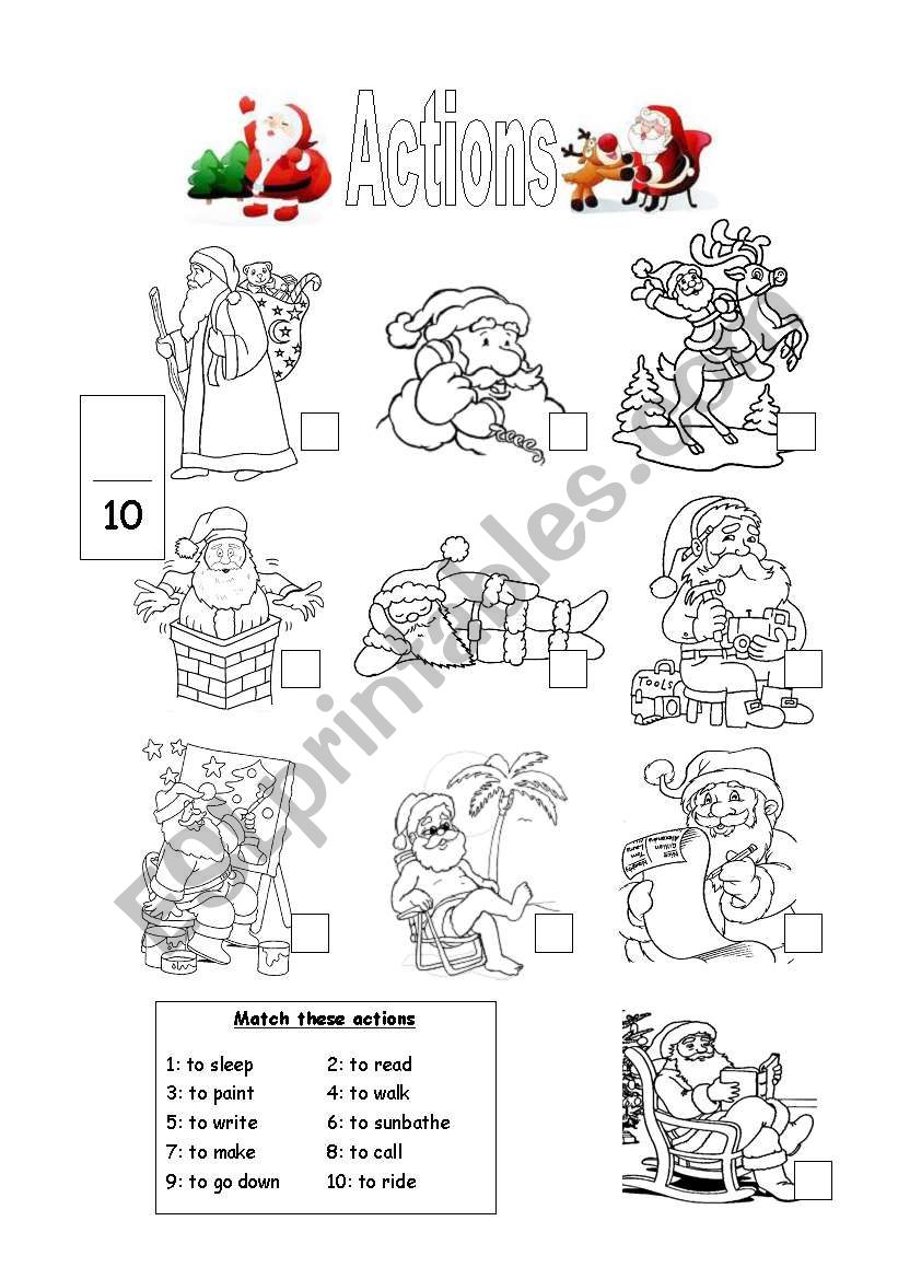 Christmas Unit - Part 3 worksheet