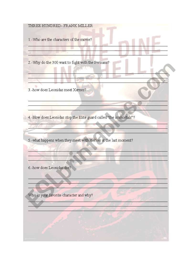 300!  worksheet
