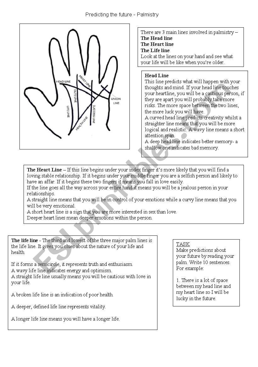 Palmistry - predicting the future