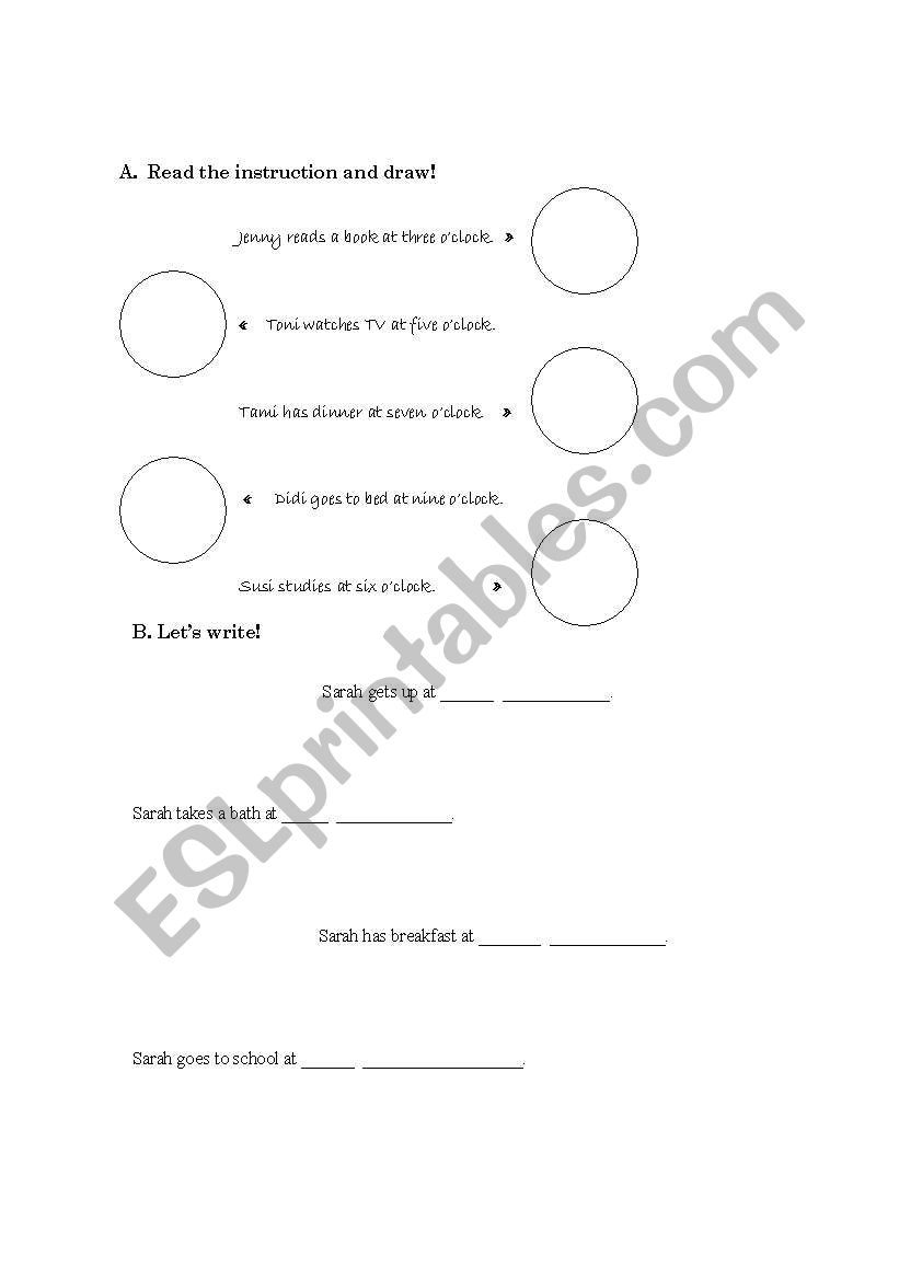 time worksheet