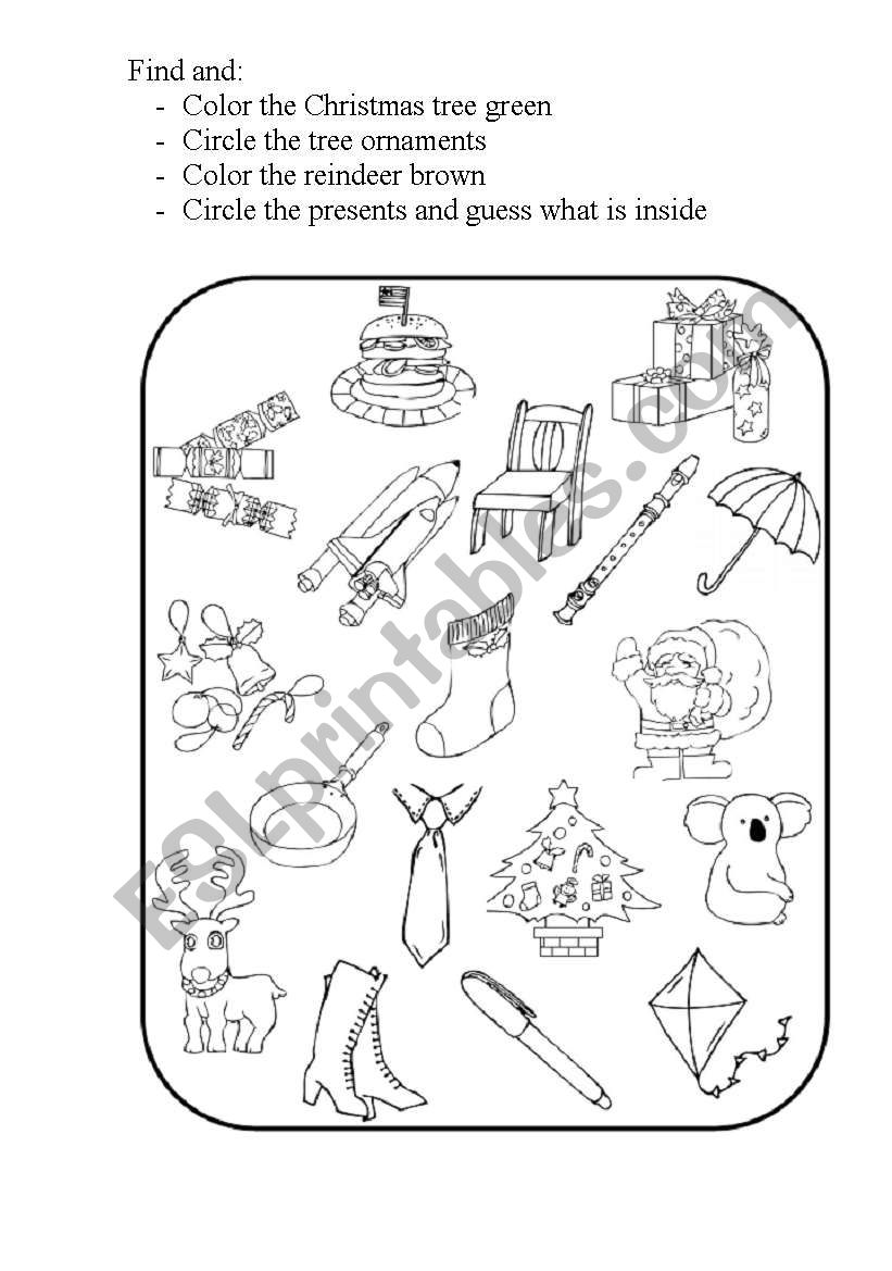 Where is it? worksheet