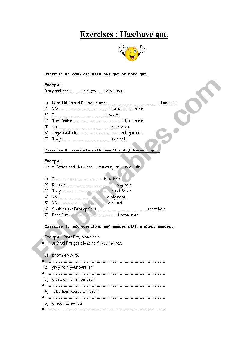 Exercises with 