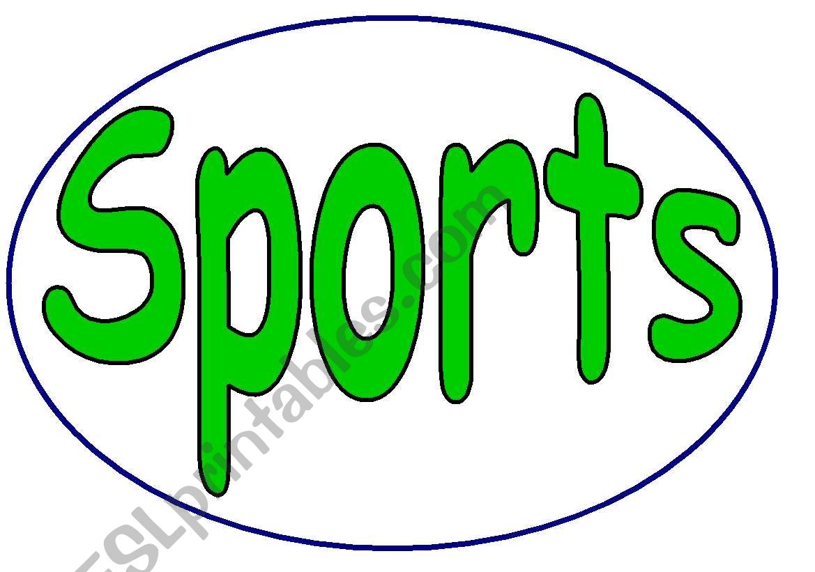 sports flash-cards worksheet