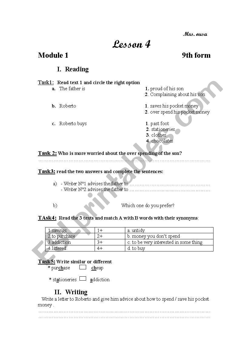 Safety at home worksheet