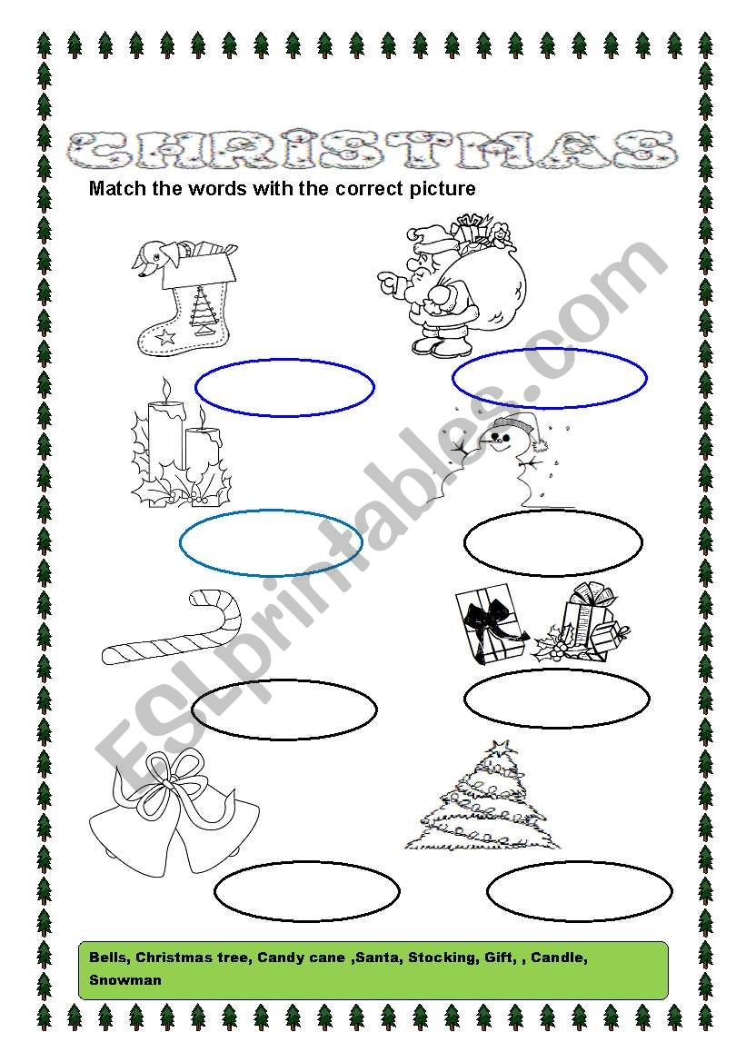 CHRISTMAS worksheet