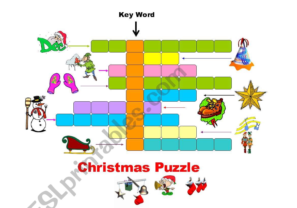 Christmas Puzzle worksheet