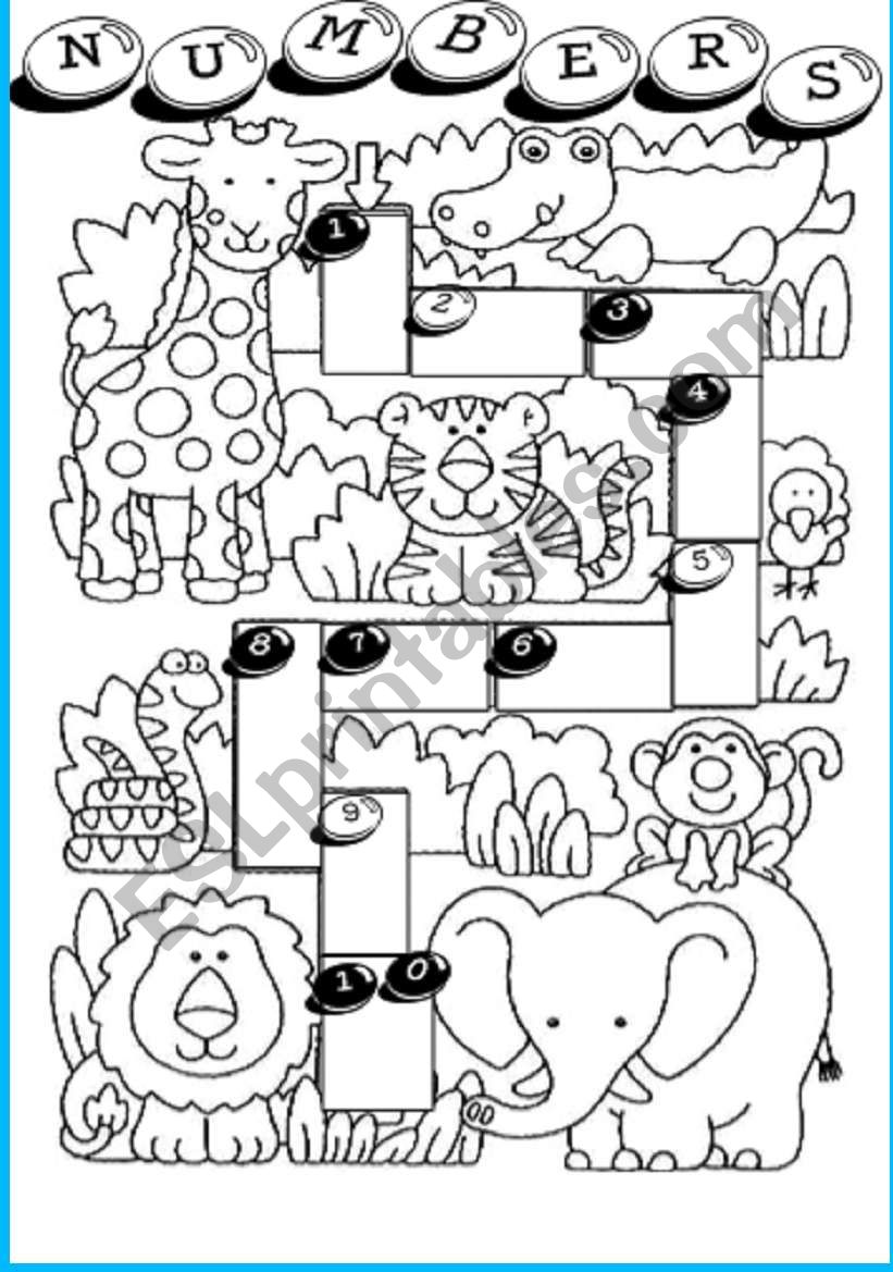 numbers and animals worksheet