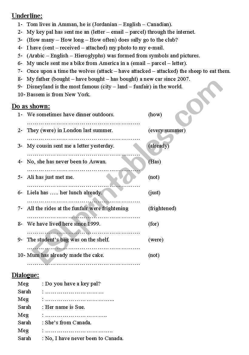 sheet grade 6 way ahead first term