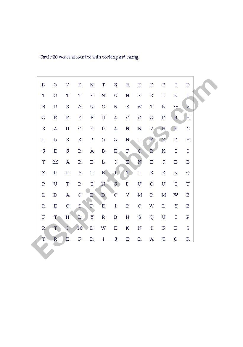 vocabulary worksheet