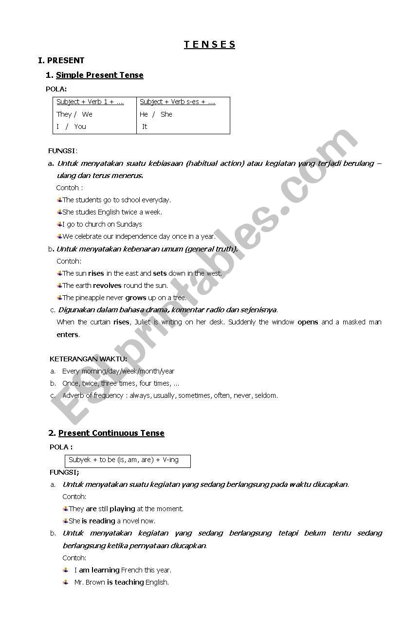 English Test worksheet