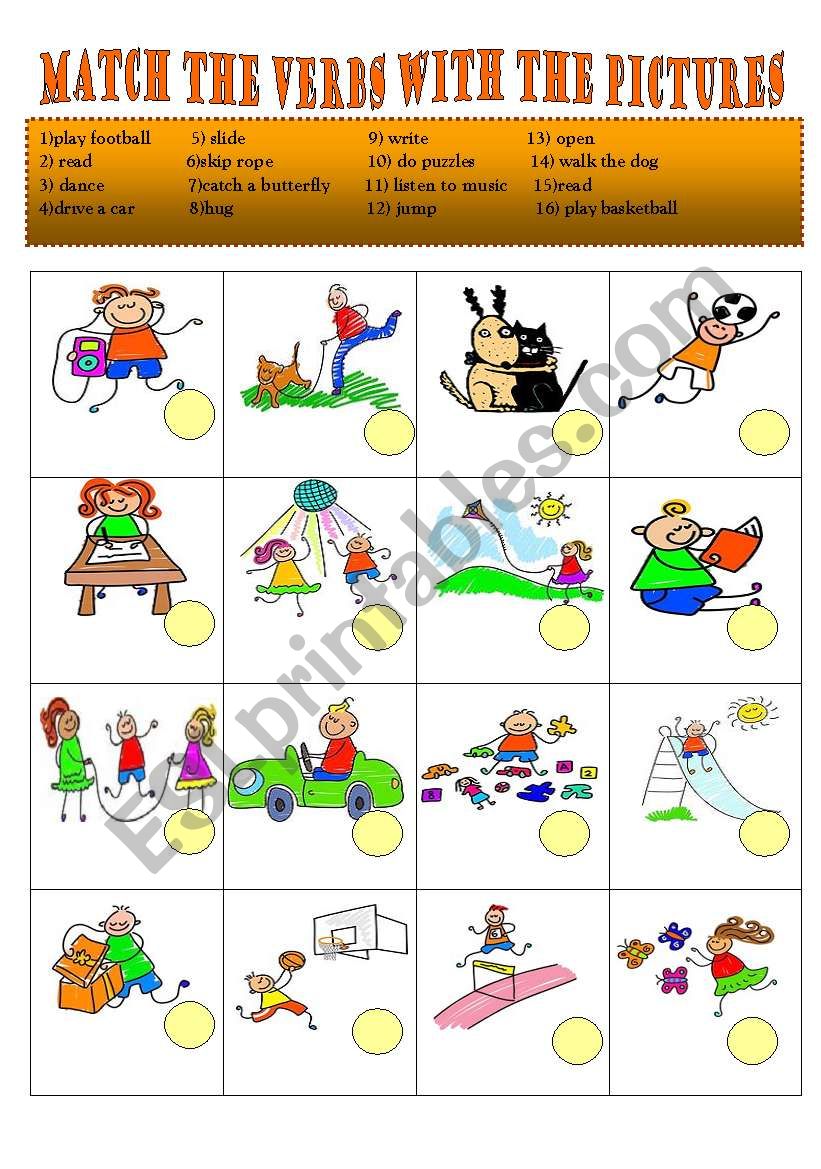 present continuous worksheet