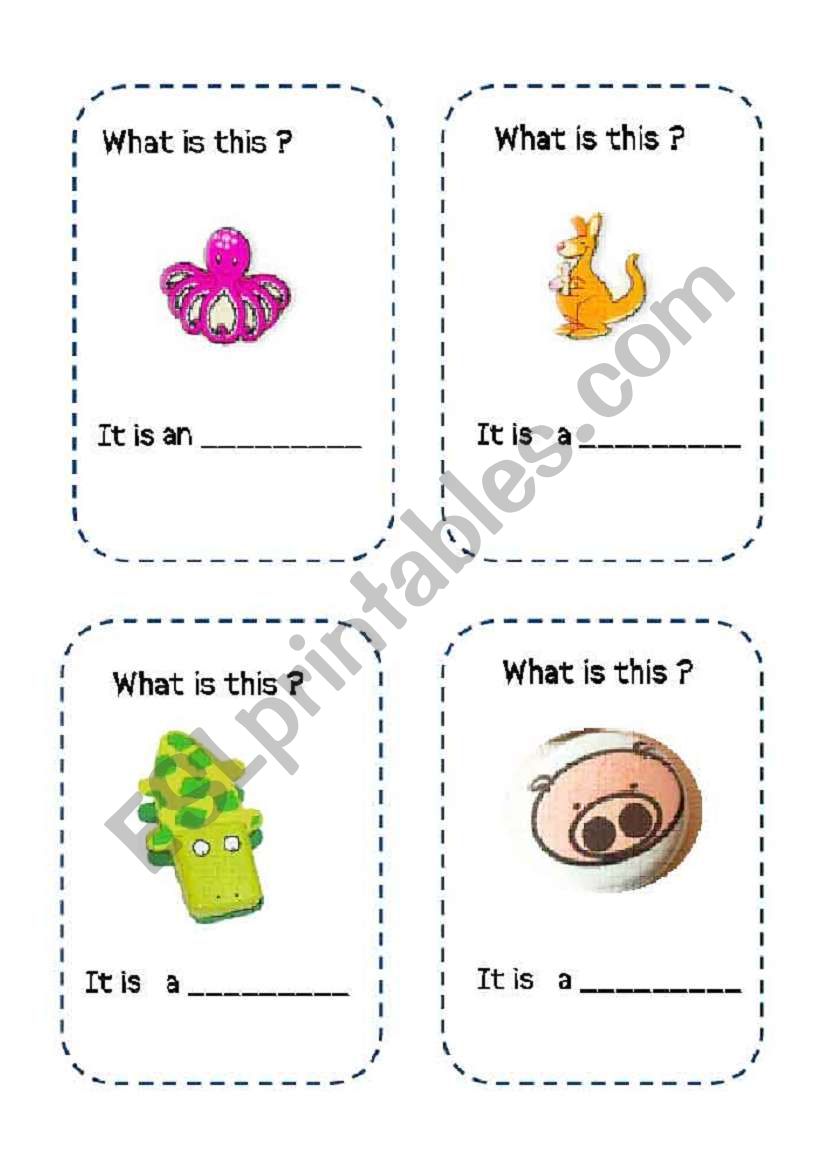 animal flashcards ( part 3  ) worksheet