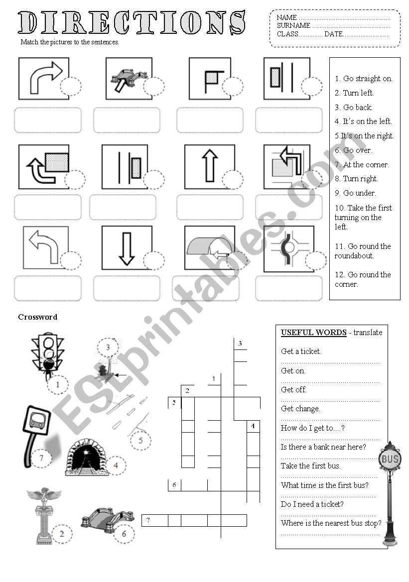 Directions  see also PPt game worksheet