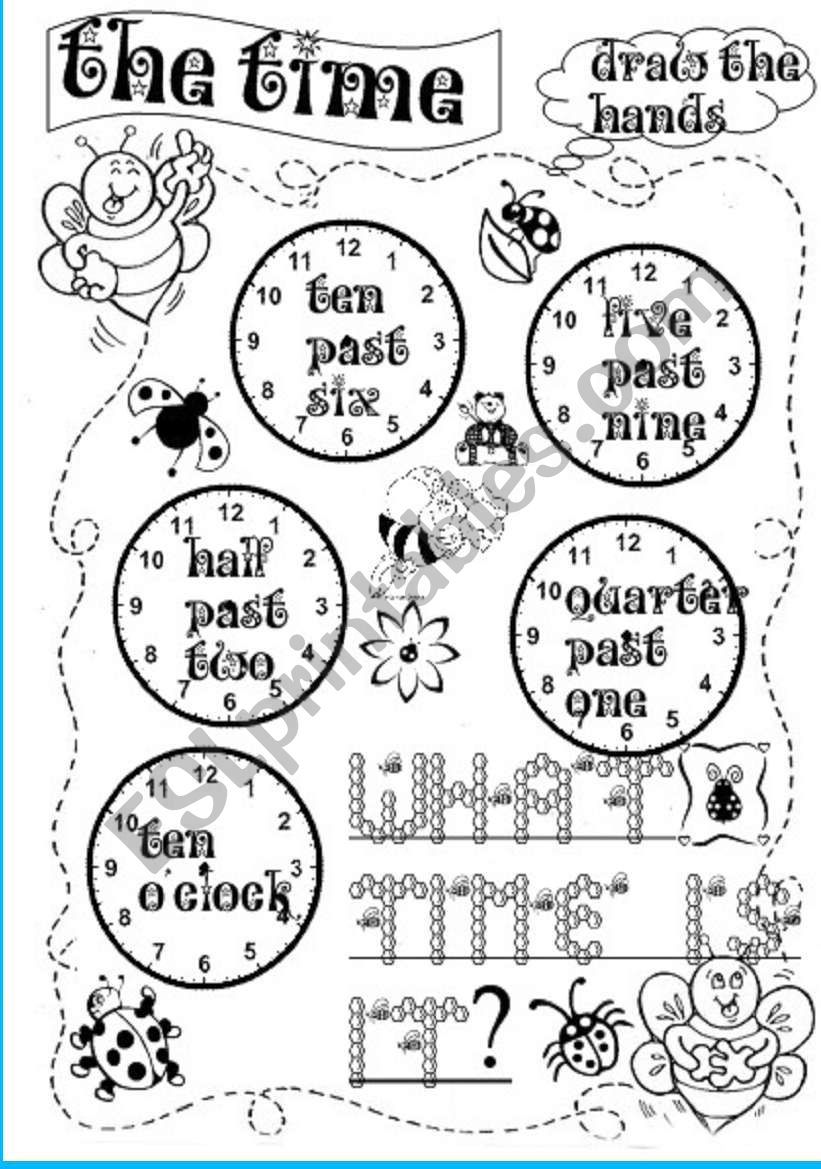 what time is it? worksheet