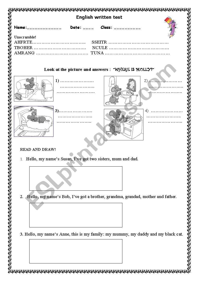 written_test worksheet