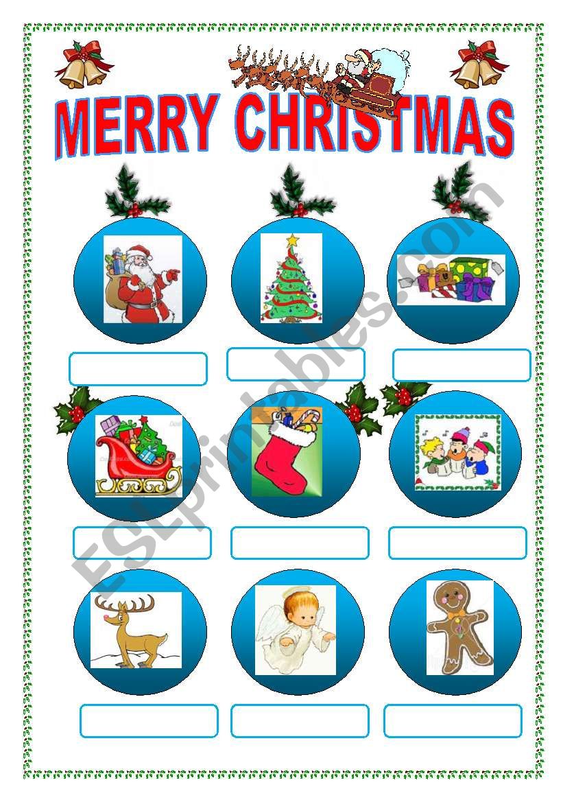 CHRISTMAS worksheet