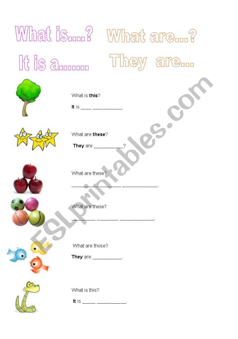 what is this? worksheet