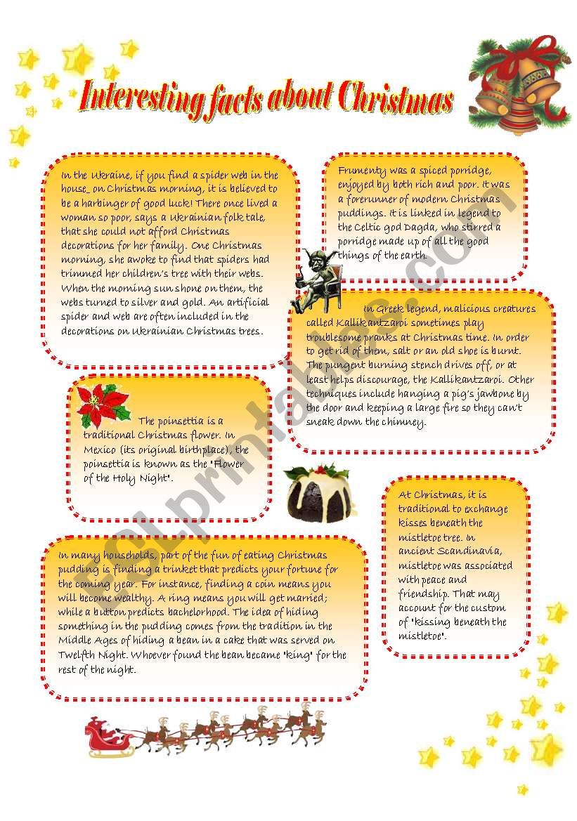 interesting-facts-about-christmas-esl-worksheet-by-roxy1987
