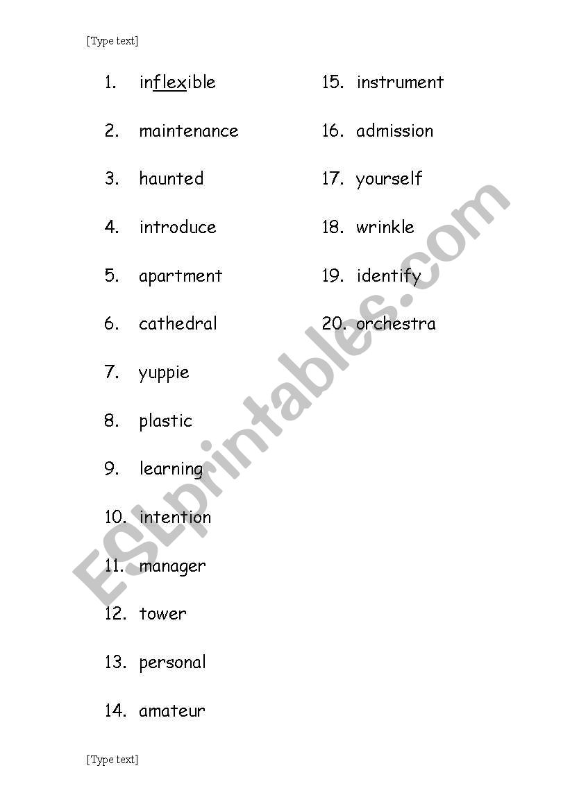 Find the hidden word worksheet