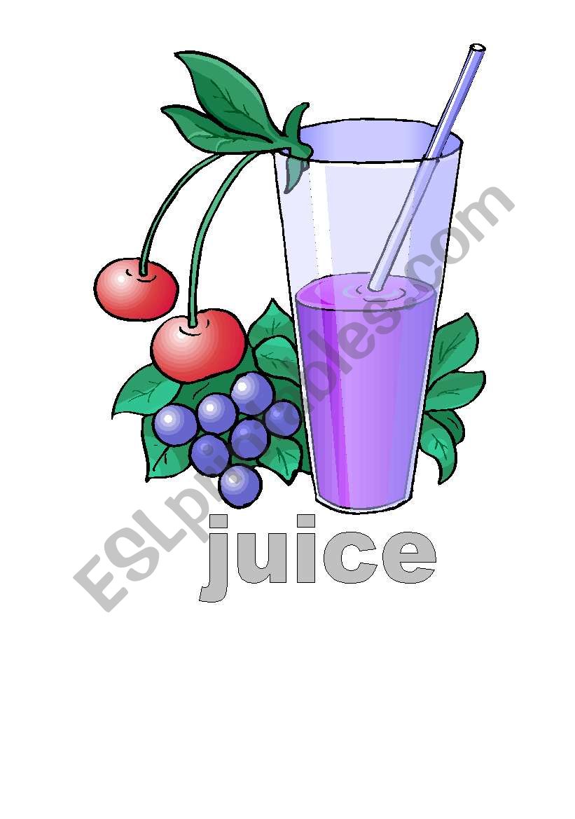 juice worksheet