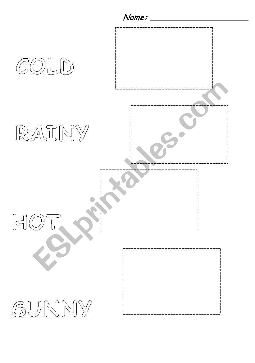 Weather worksheet