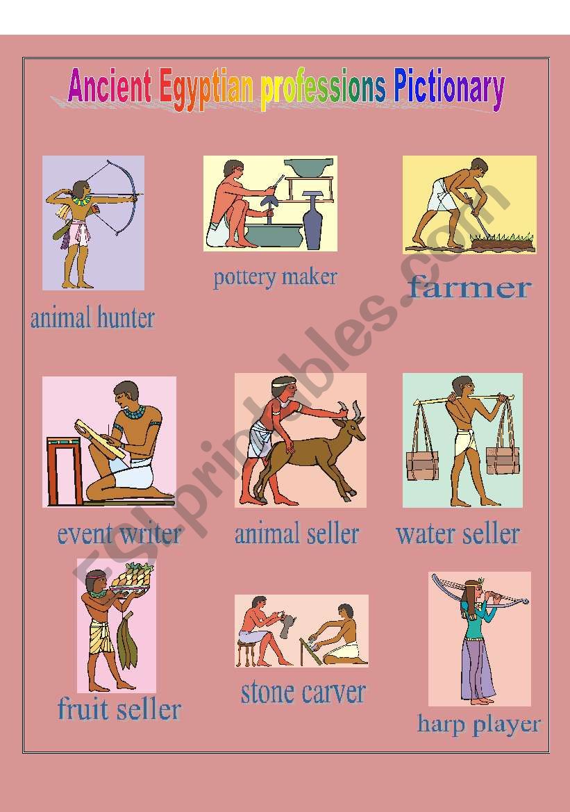 Ancient Egyptian Jobs and professions