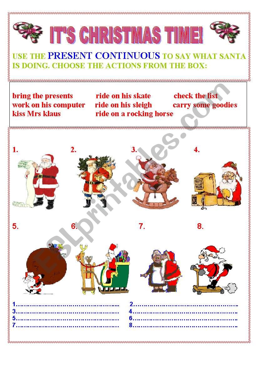 Its Christmas Time! worksheet