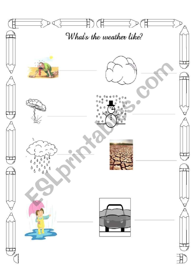 weather worksheet