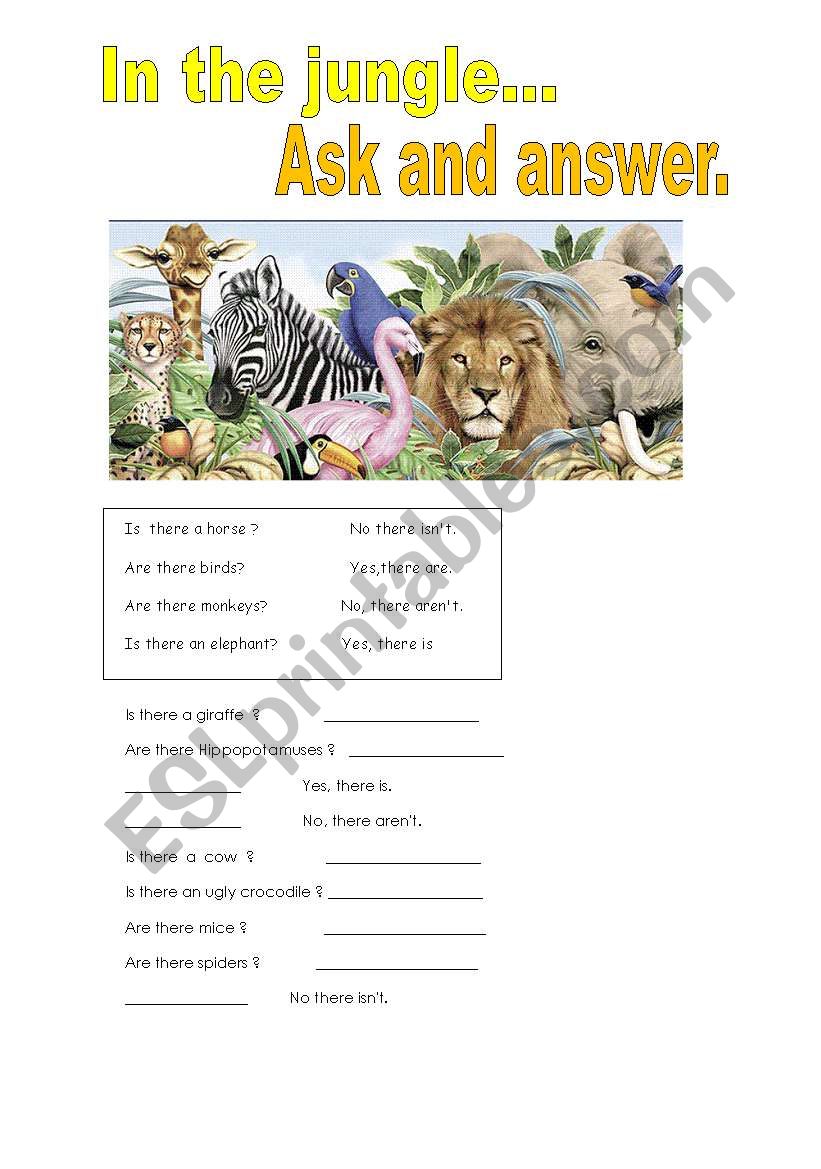 questions and short answers worksheet