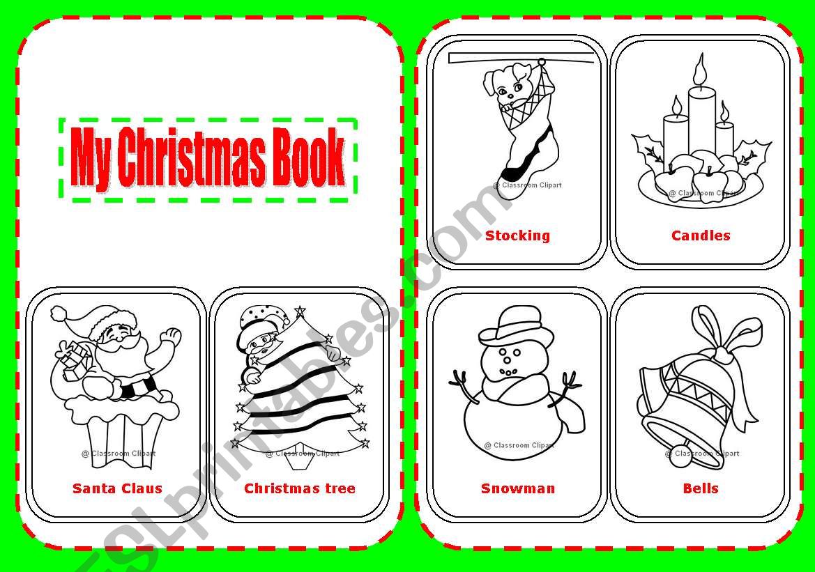 My Christmas Book for colouring
