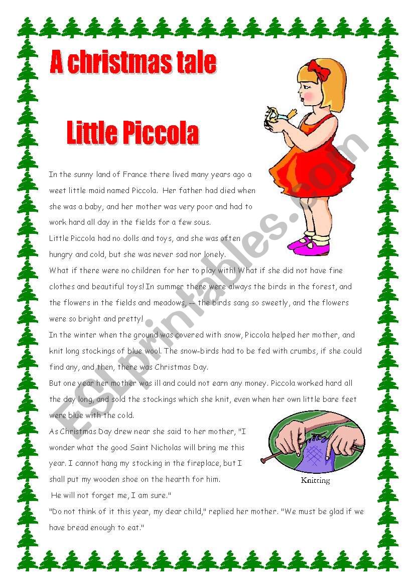 A Christmas tale / little Piccola / 3 pages