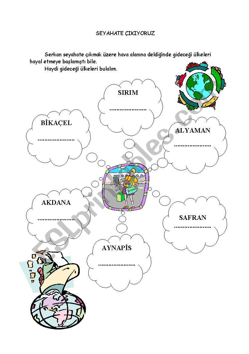 country worksheet