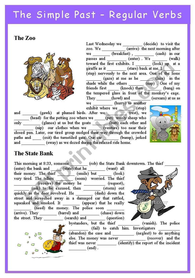 simple-past-tense-regular-verbs-esl-worksheet-by-fabione