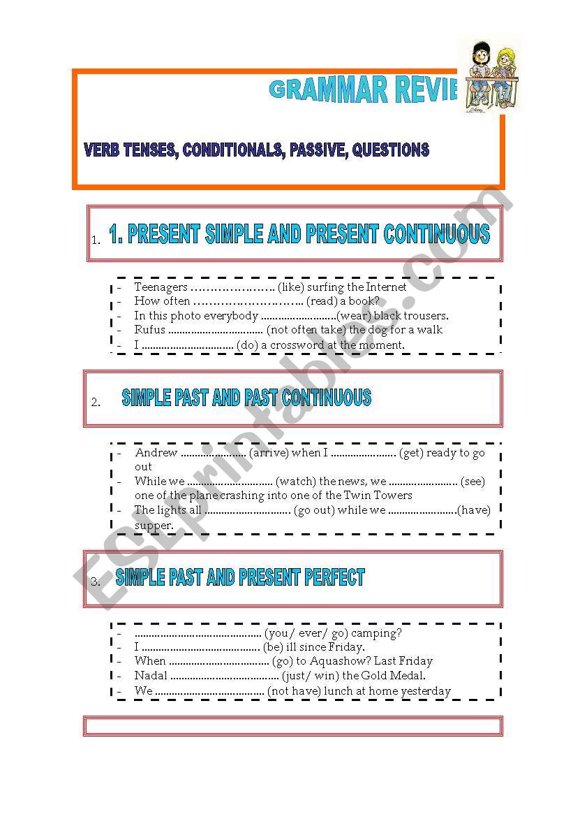 review worksheet