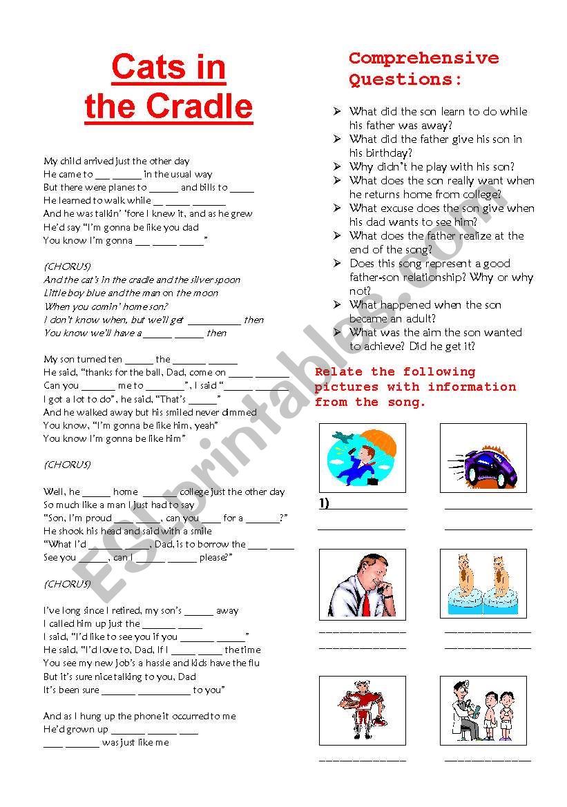 Song worksheet Waitin' Los Pericos worksheet