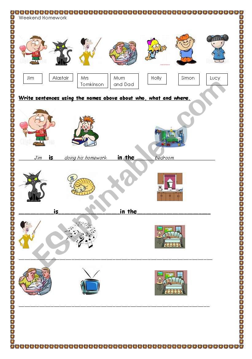 MOVERS STYLE HANDOUT worksheet