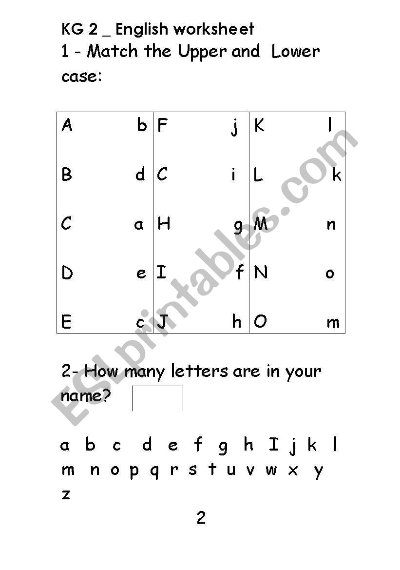 english worksheet