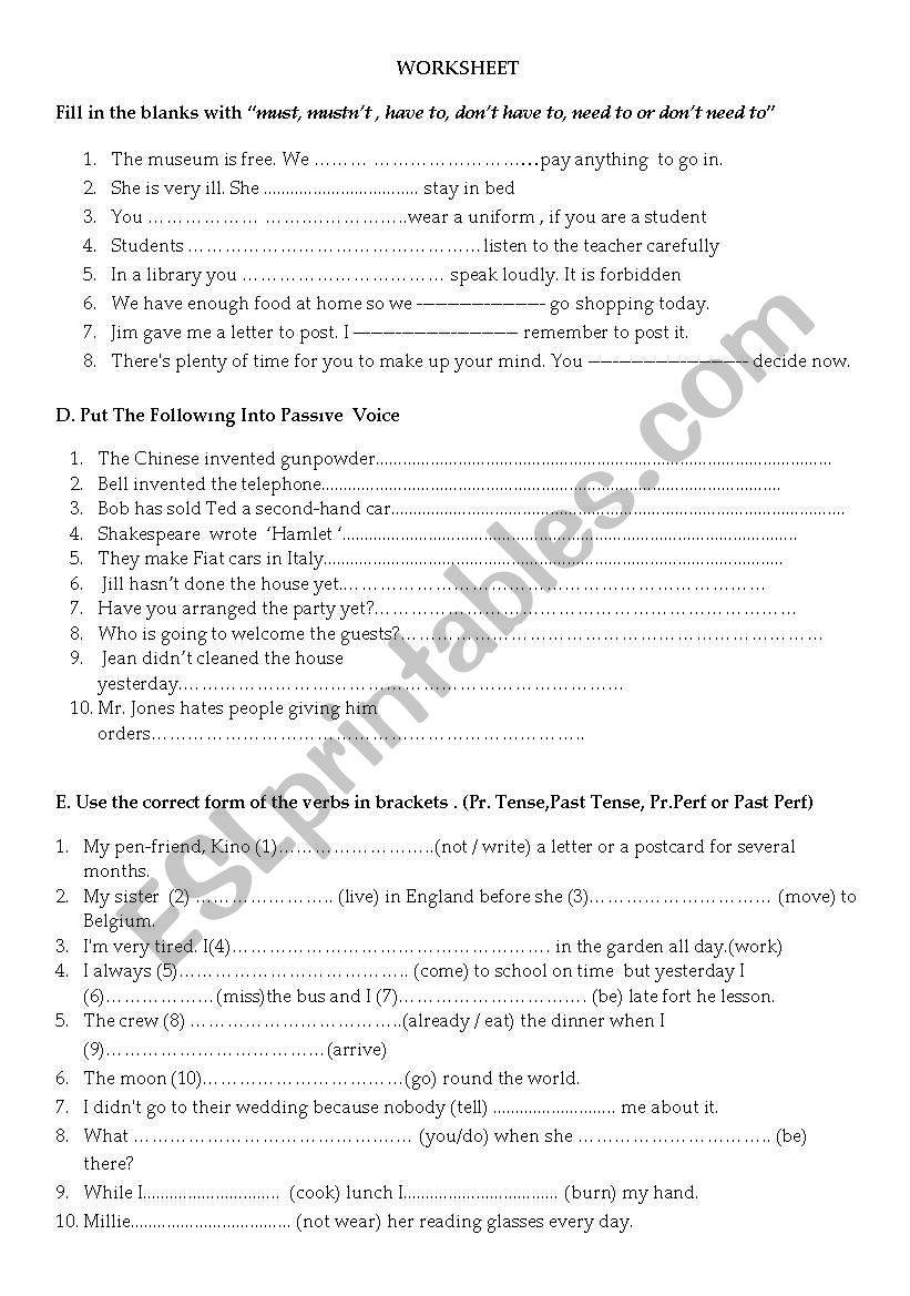 sheet worksheet