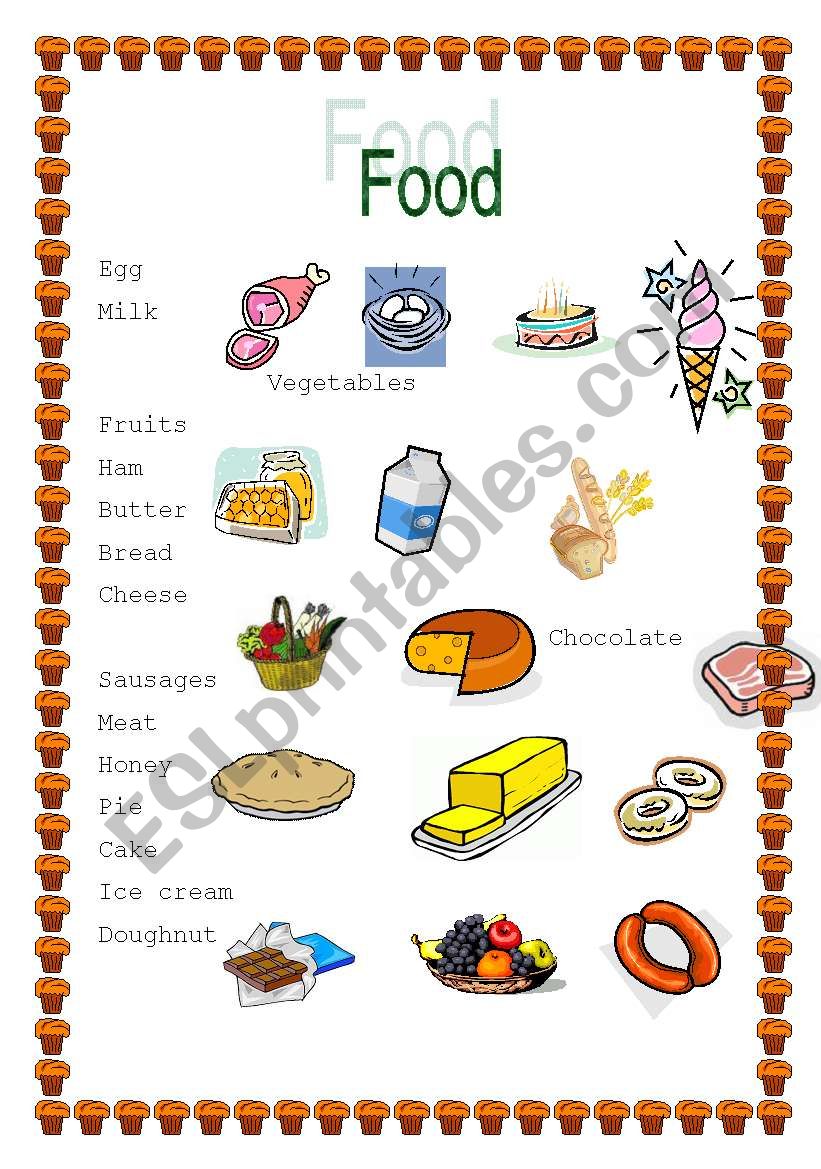 Food worksheet