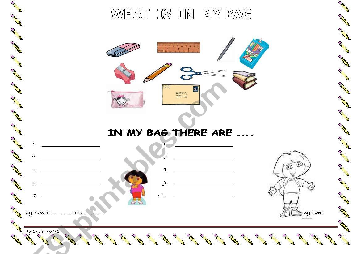 kinds of stationaries worksheet