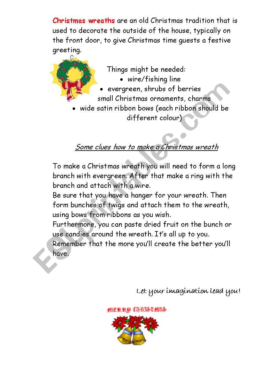 How to make a Christmas wreath