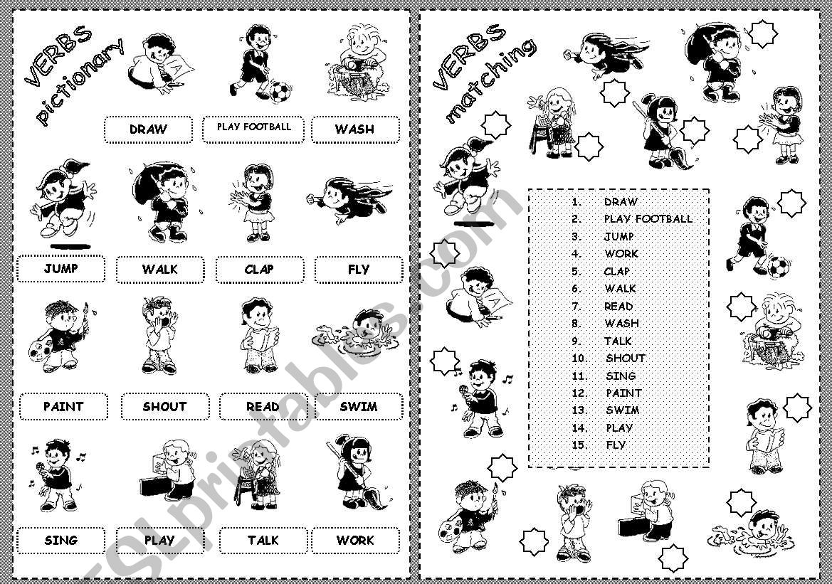 First Verbs 1 worksheet