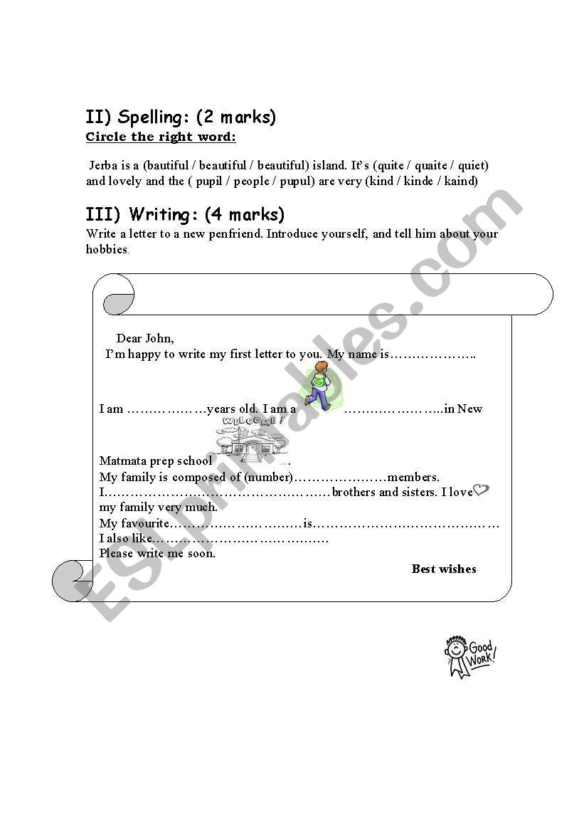 part II and III of full term test n1(7th form)