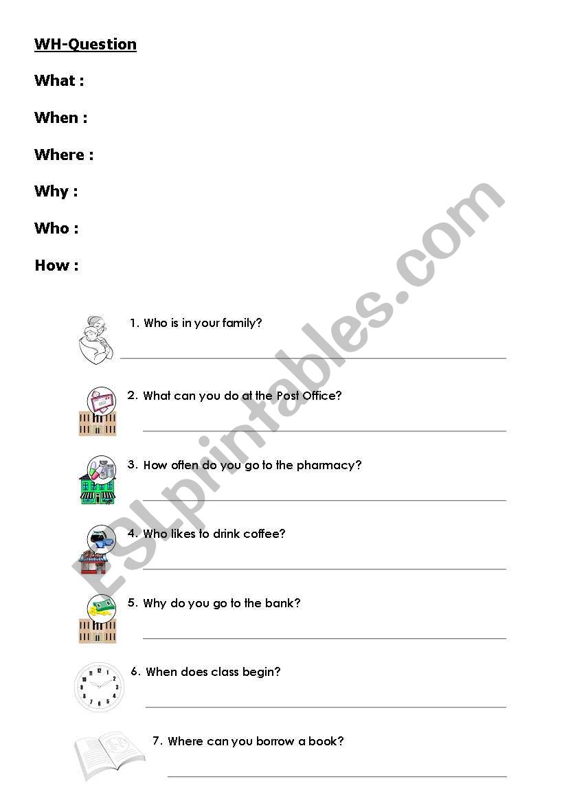 WH-Question worksheet