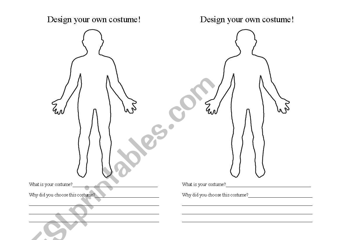 Design your own halloween costume!