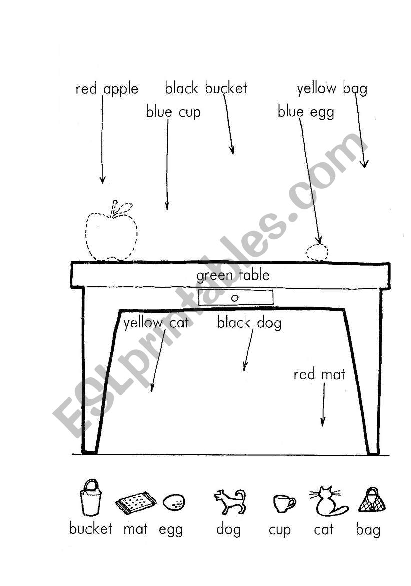 read and draw worksheet